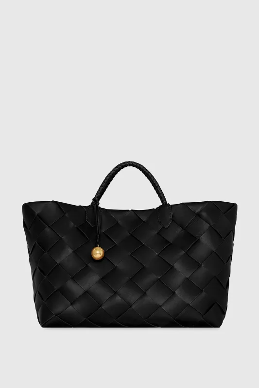 Frankie Woven Tote sold by Rebecca Minkoff