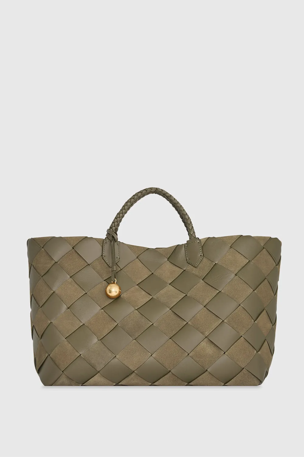 Frankie Woven Tote sold by Rebecca Minkoff