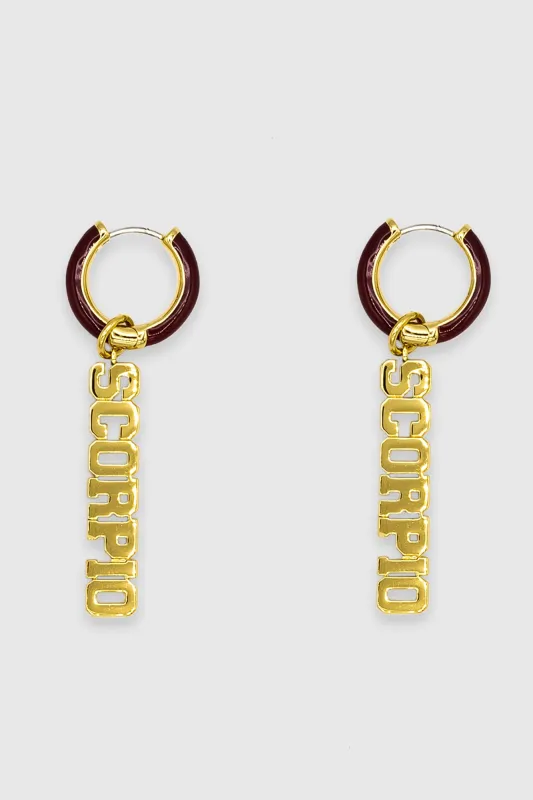 Scorpio Zodiac Linear Huggies sold by Rebecca Minkoff