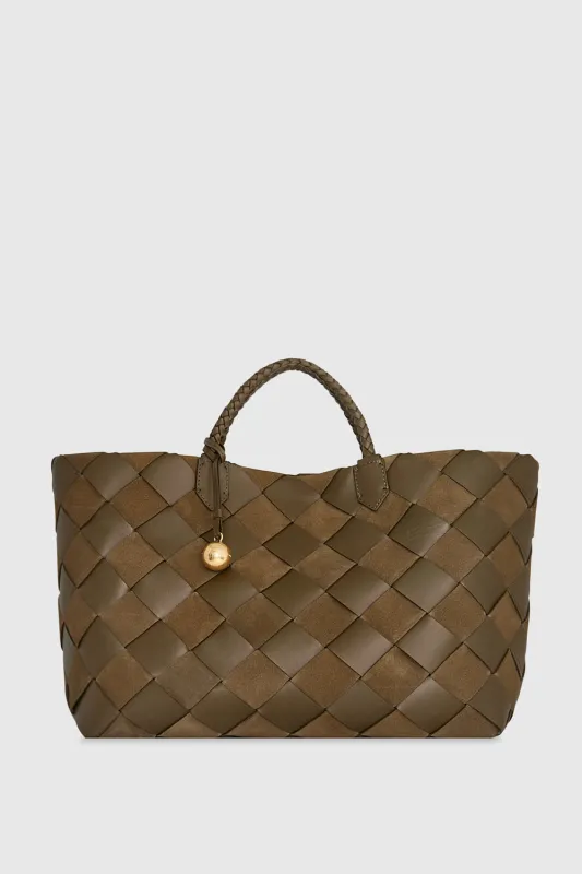 Frankie Woven Tote sold by Rebecca Minkoff