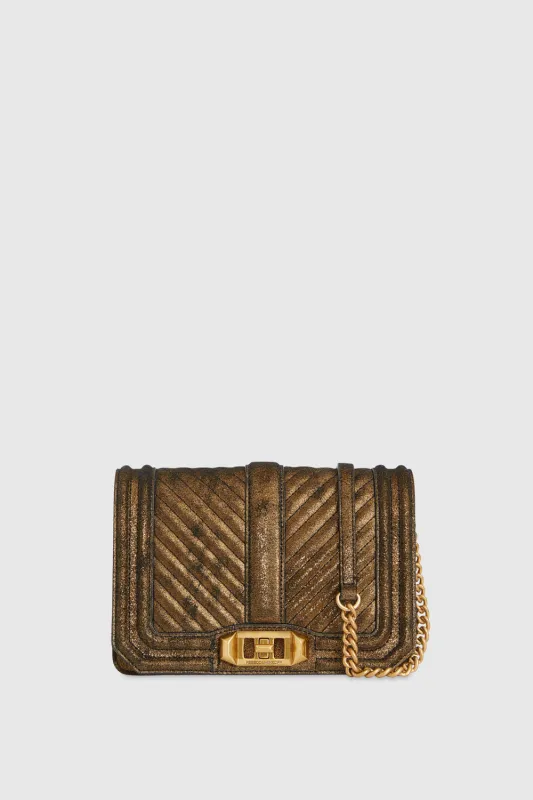 Chevron Quilted Small Love Crossbody sold by Rebecca Minkoff