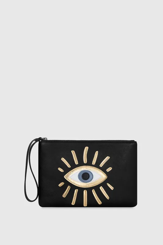 Evil Eye Wristlet sold by Rebecca Minkoff