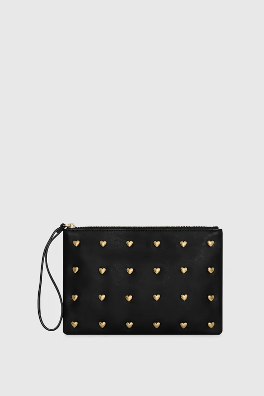 Heart Studded Wristlet sold by Rebecca Minkoff