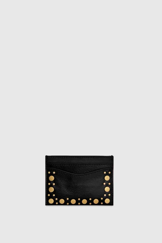 M.A.B. Studded Card Case sold by Rebecca Minkoff