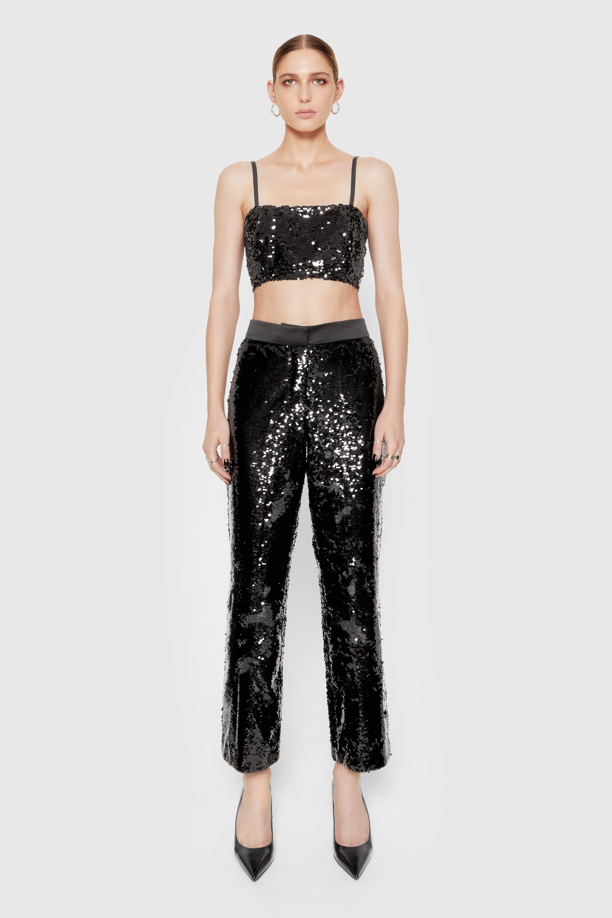Jane Sequin Trouser sold by Rebecca Minkoff