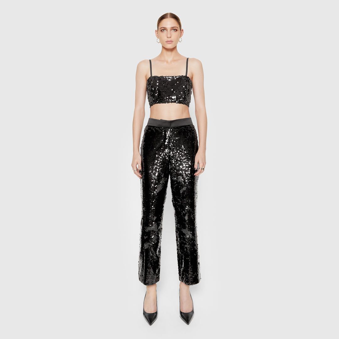 Jane Sequin Trouser sold by Rebecca Minkoff product image thumbnail 4