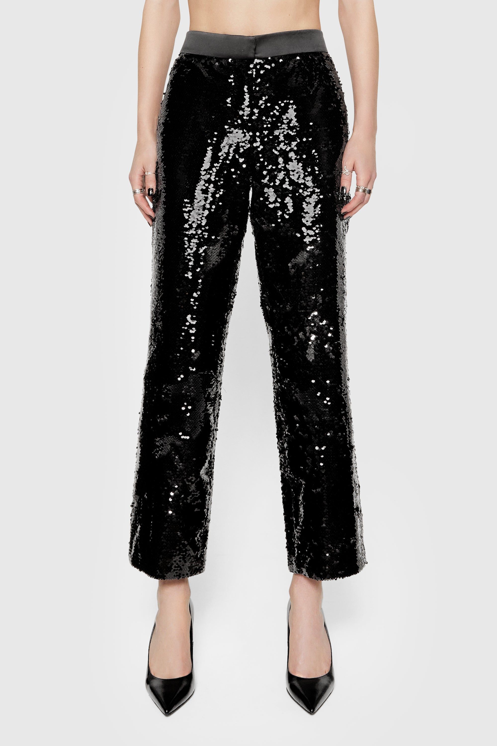 Jane Sequin Trouser sold by Rebecca Minkoff product image thumbnail 2