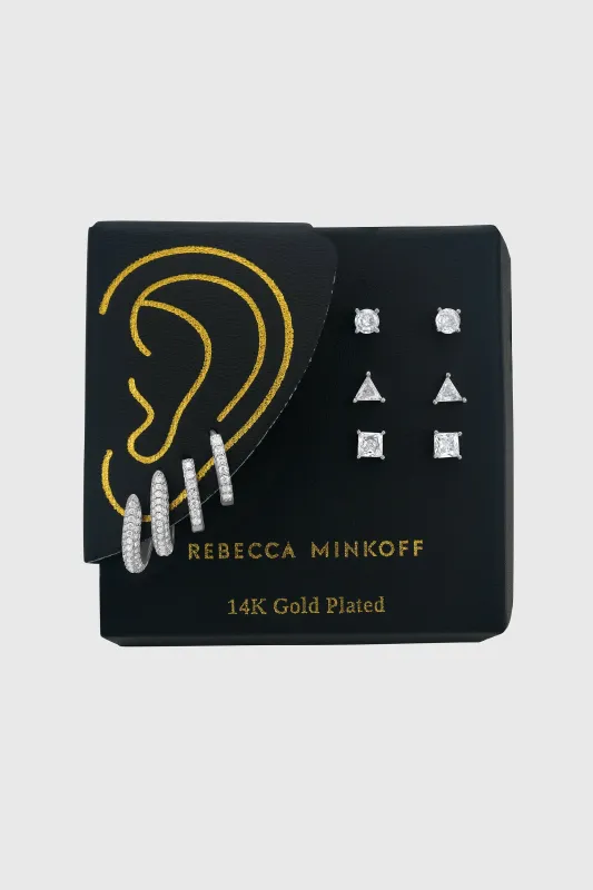 Essential Hoop and Stud Set made by Rebecca Minkoff
