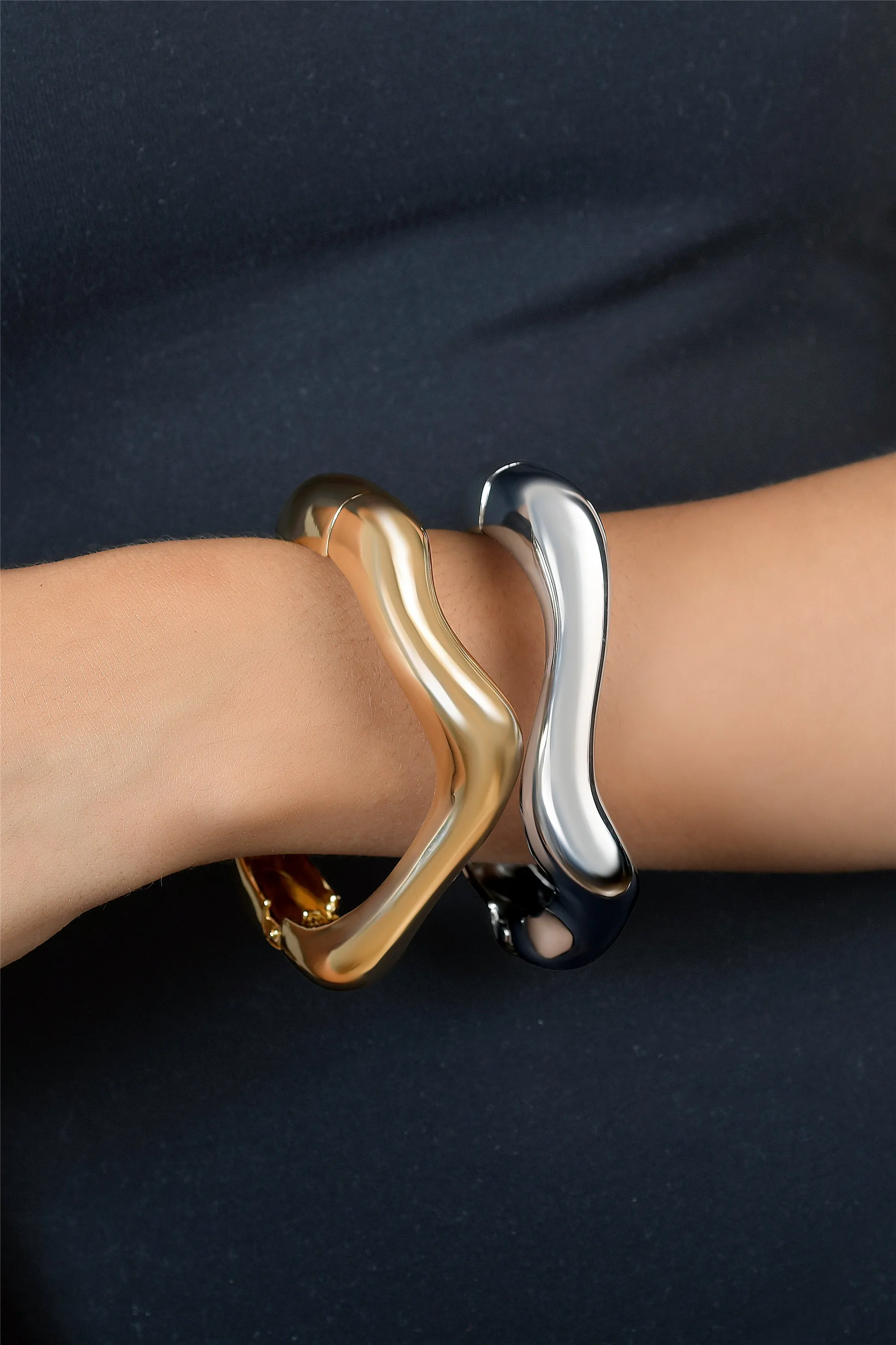 Sculptural Bangle sold by Rebecca Minkoff product image thumbnail 2