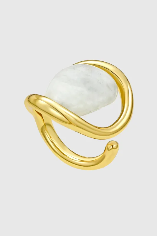 Stone Statement Ring made by Rebecca Minkoff