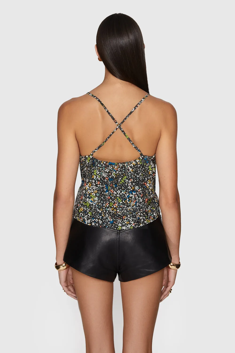 Gathered Tank Top sold by Rebecca Minkoff product image thumbnail 3