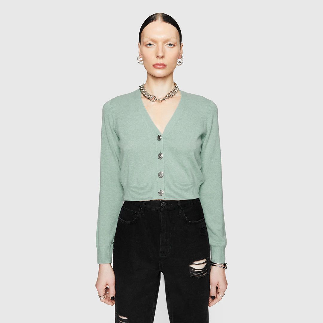 Paige Cropped Cardigan sold by Rebecca Minkoff product image thumbnail 4