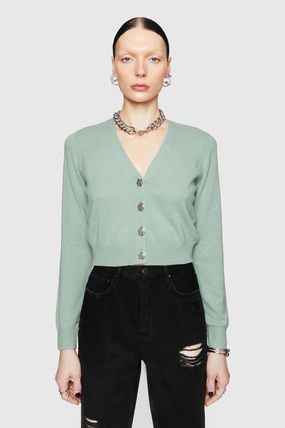 Paige Cropped Cardigan sold by Rebecca Minkoff