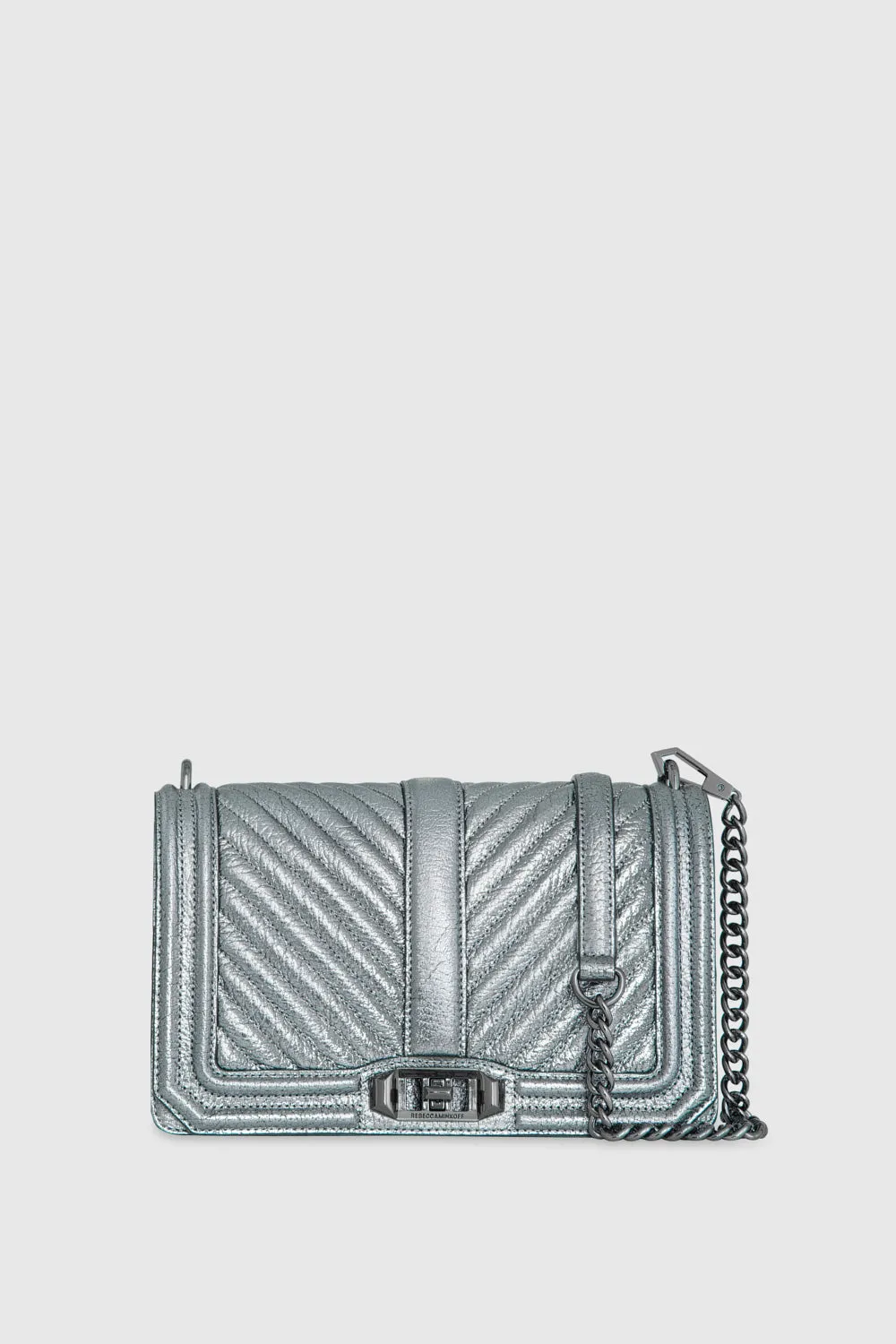 Chevron Quilted Love Crossbody sold by Rebecca Minkoff