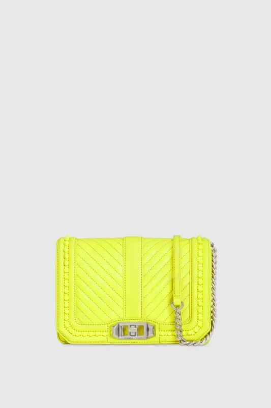 Chevron Small Love Crossbody With Studs sold by Rebecca Minkoff