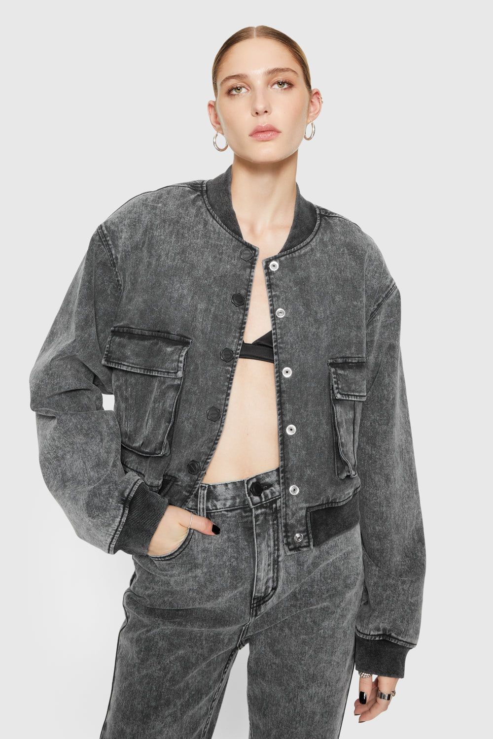 Darby Bomber Jacket sold by Rebecca Minkoff product image thumbnail 2