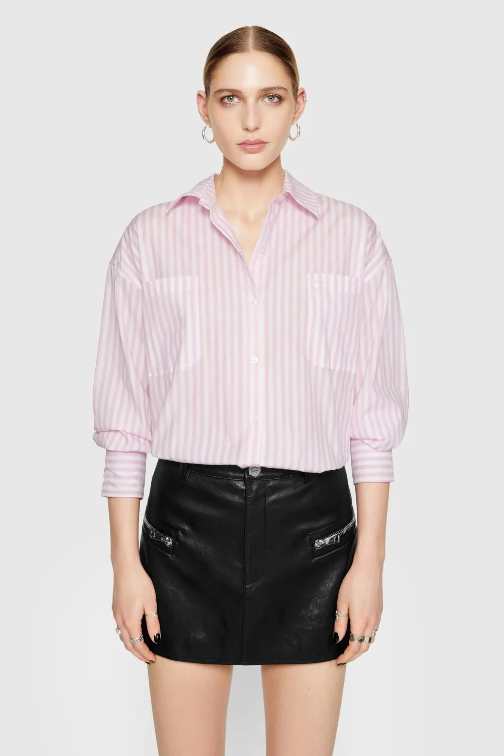 Coco Boyfriend Shirt sold by Rebecca Minkoff