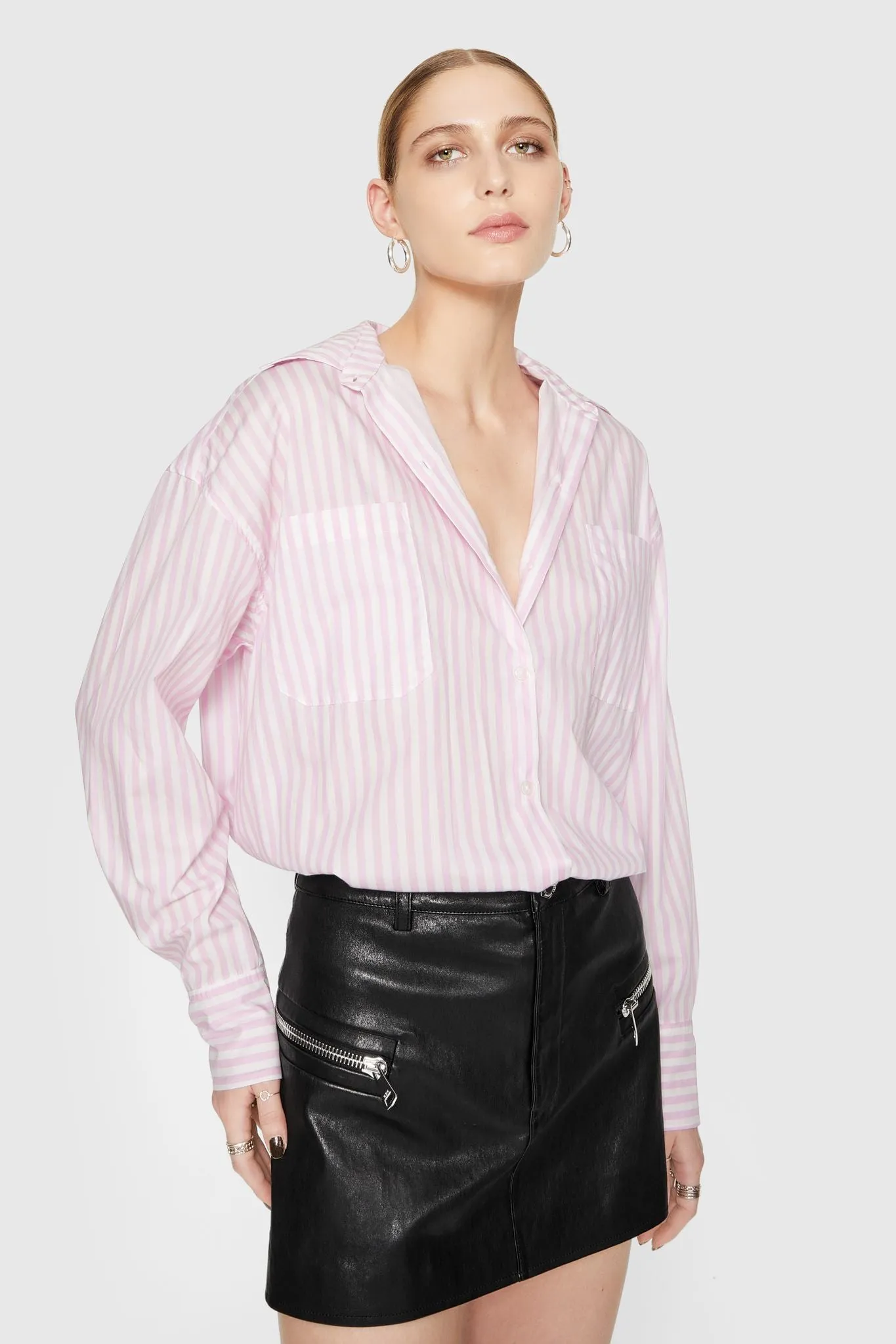 Coco Boyfriend Shirt sold by Rebecca Minkoff product image thumbnail 2