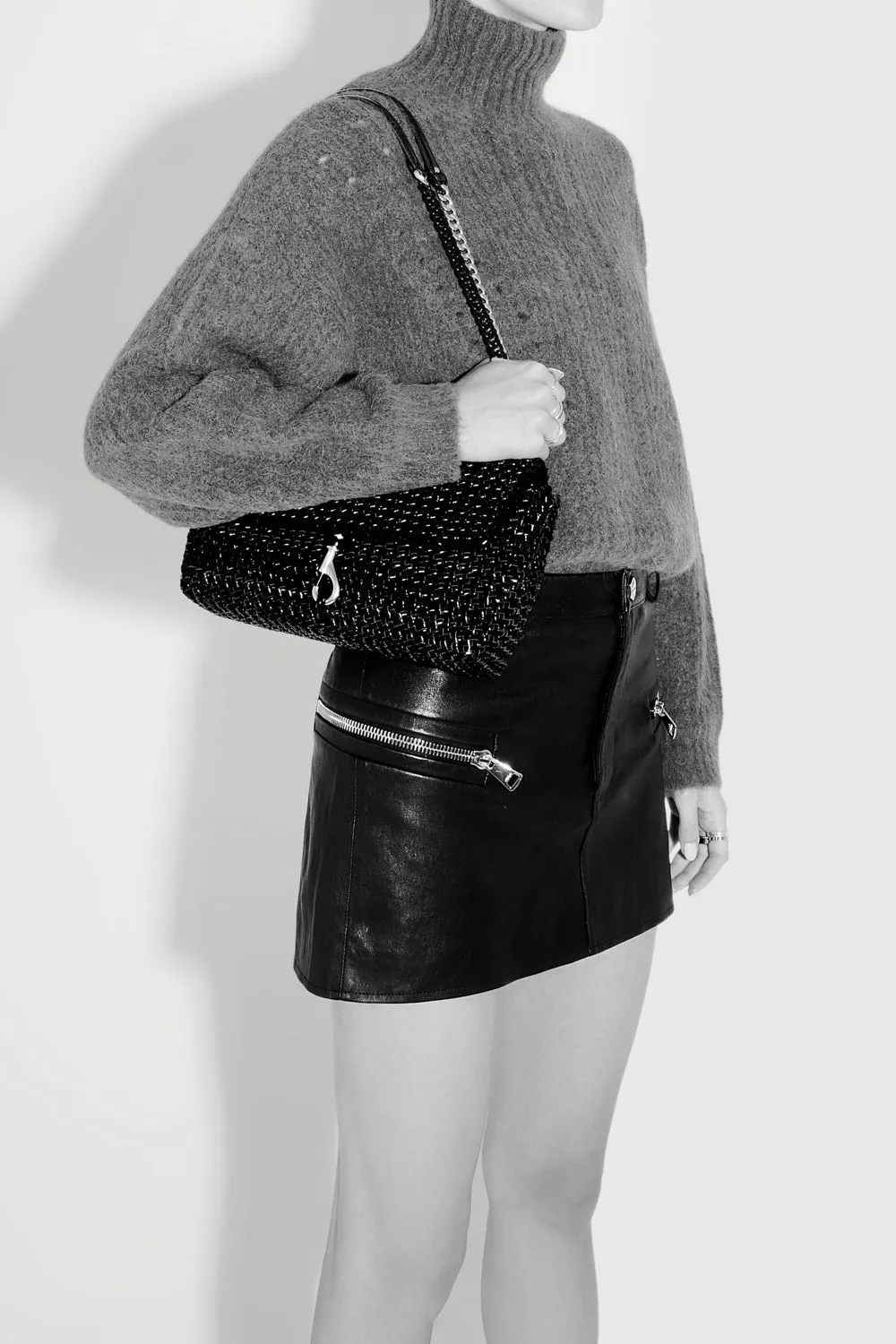 Edie Woven Medium Crossbody sold by Rebecca Minkoff product image thumbnail 4