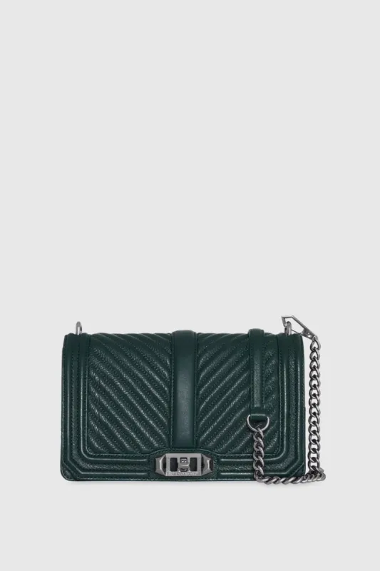 Chevron Quilted Love Crossbody sold by Rebecca Minkoff