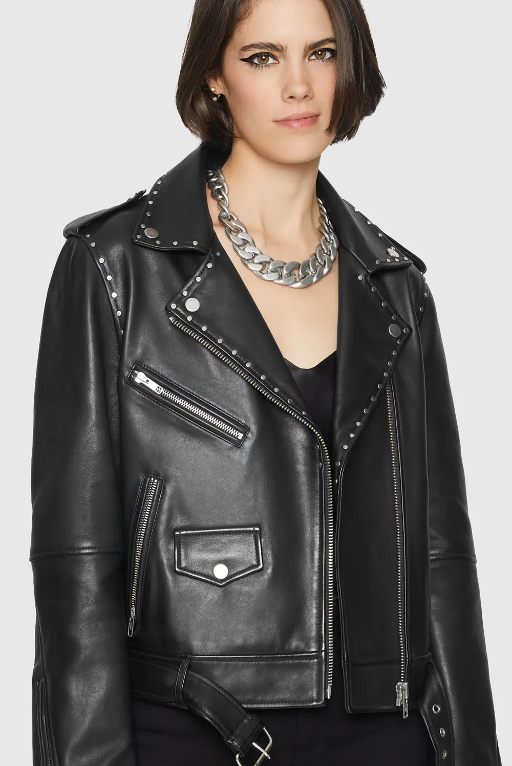 Jett Moto with Studs sold by Rebecca Minkoff product image thumbnail 3