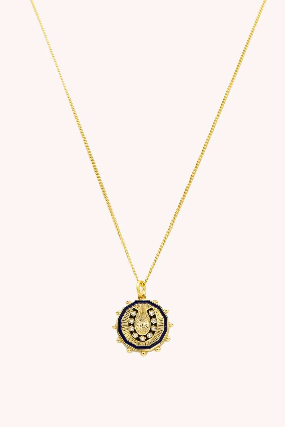 Horseshoe Medallion Necklace sold by Rebecca Minkoff