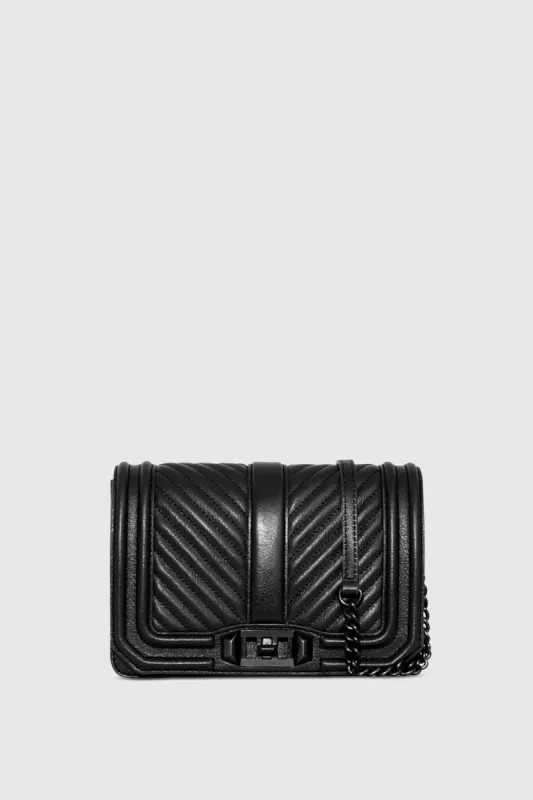 Chevron Quilted Small Love Crossbody sold by Rebecca Minkoff