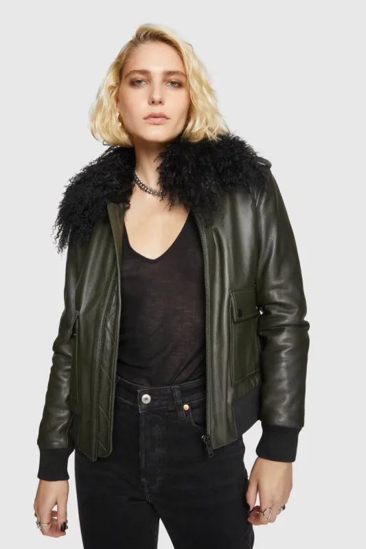 Orly Aviator Jacket sold by Rebecca Minkoff