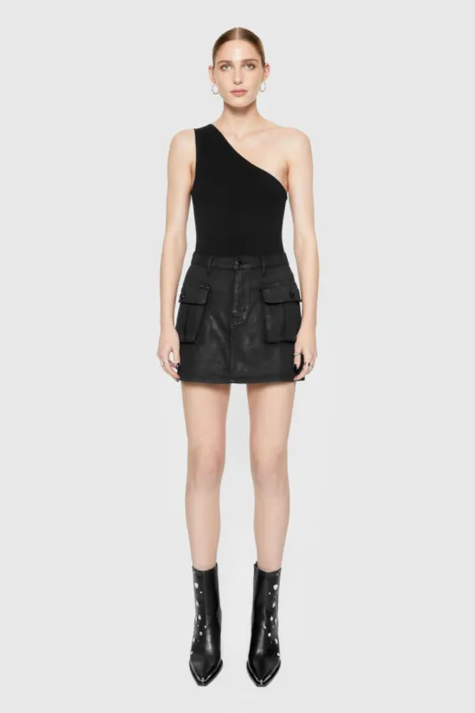 Jodie Denim Mini Skirt sold by Rebecca Minkoff