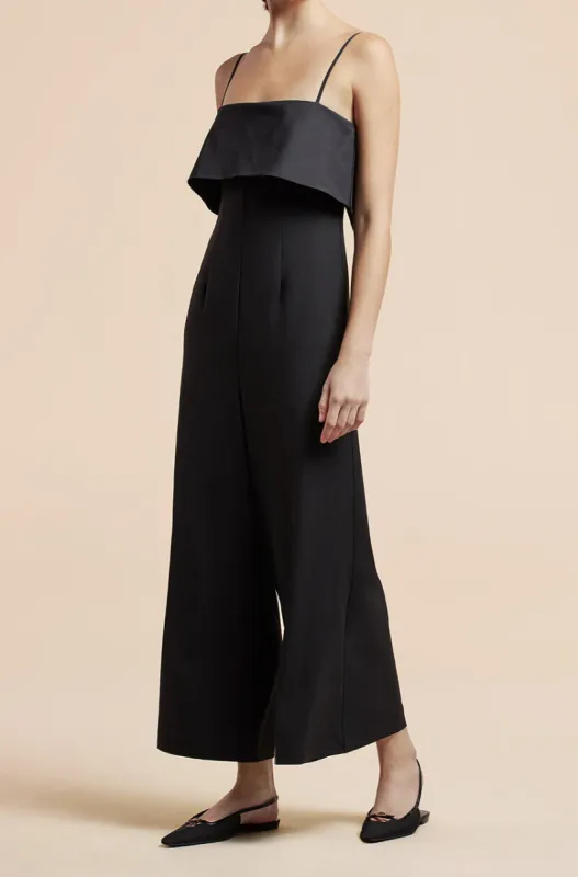 Tuxedo Wide Leg Jumpsuit sold by Rebecca Taylor