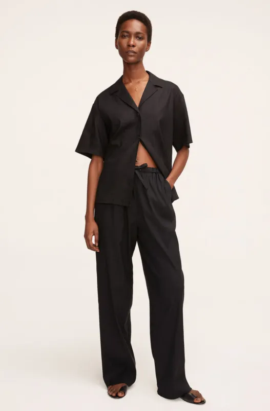 Stretch Linen Pull-On Pant sold by Rebecca Taylor