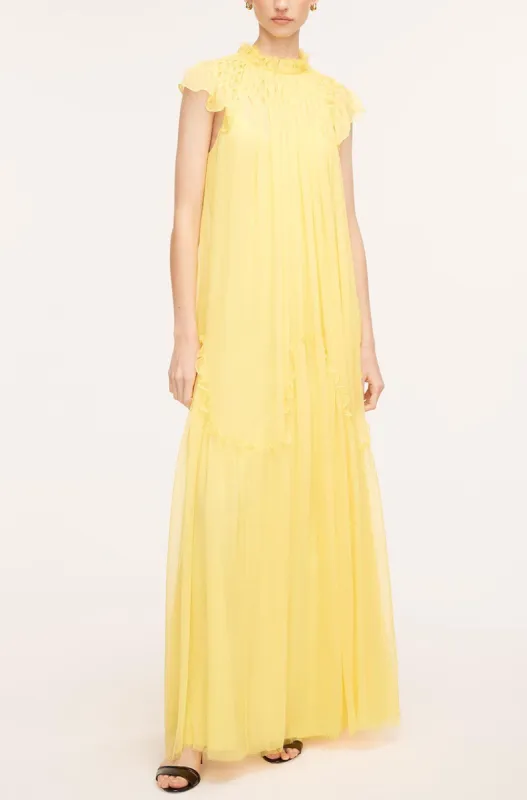Smocked Chiffon Dress sold by Rebecca Taylor