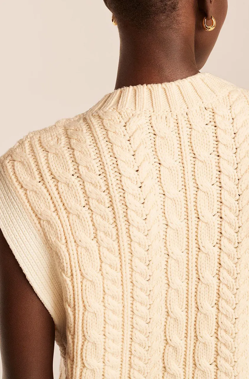 Cable Vest sold by Rebecca Taylor product image thumbnail 3
