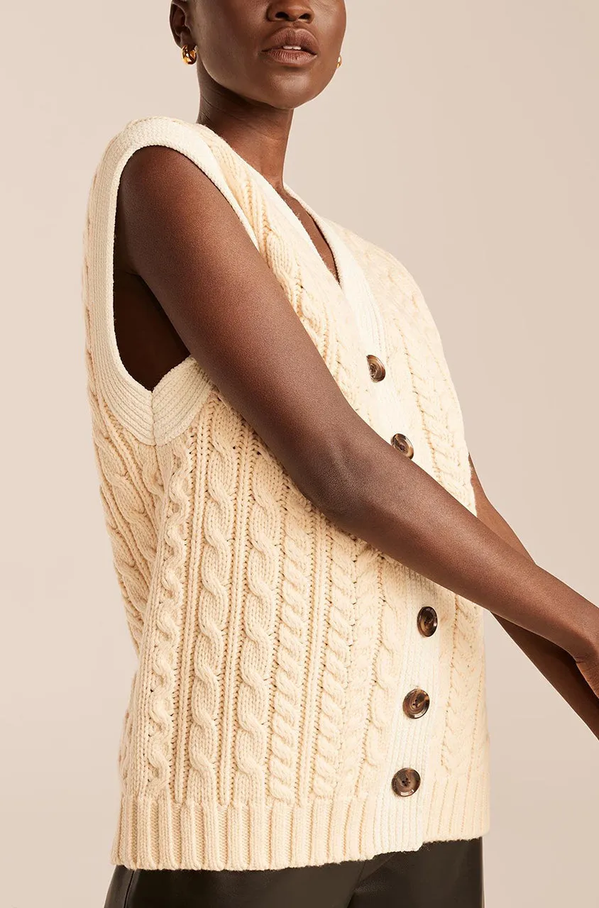 Cable Vest sold by Rebecca Taylor product image thumbnail 2