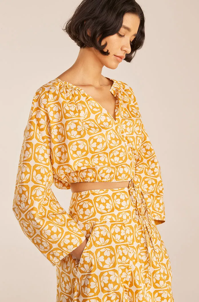 Lattice Fleur Poplin Top sold by Rebecca Taylor product image thumbnail 3