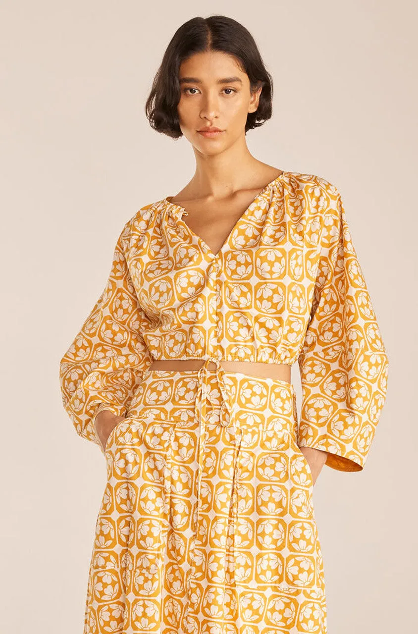 Lattice Fleur Poplin Top sold by Rebecca Taylor product image thumbnail 4