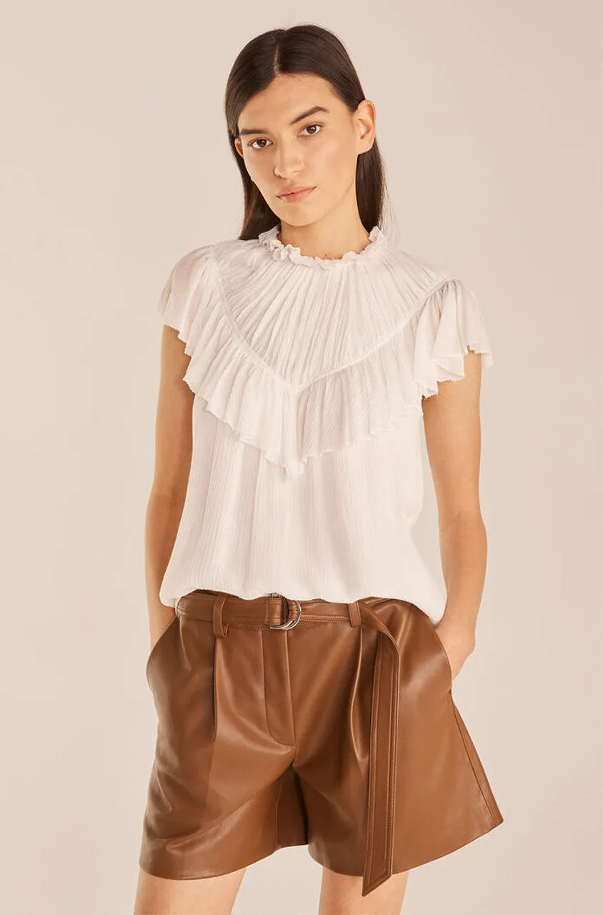 Flutter Sleeve Blouse sold by Rebecca Taylor