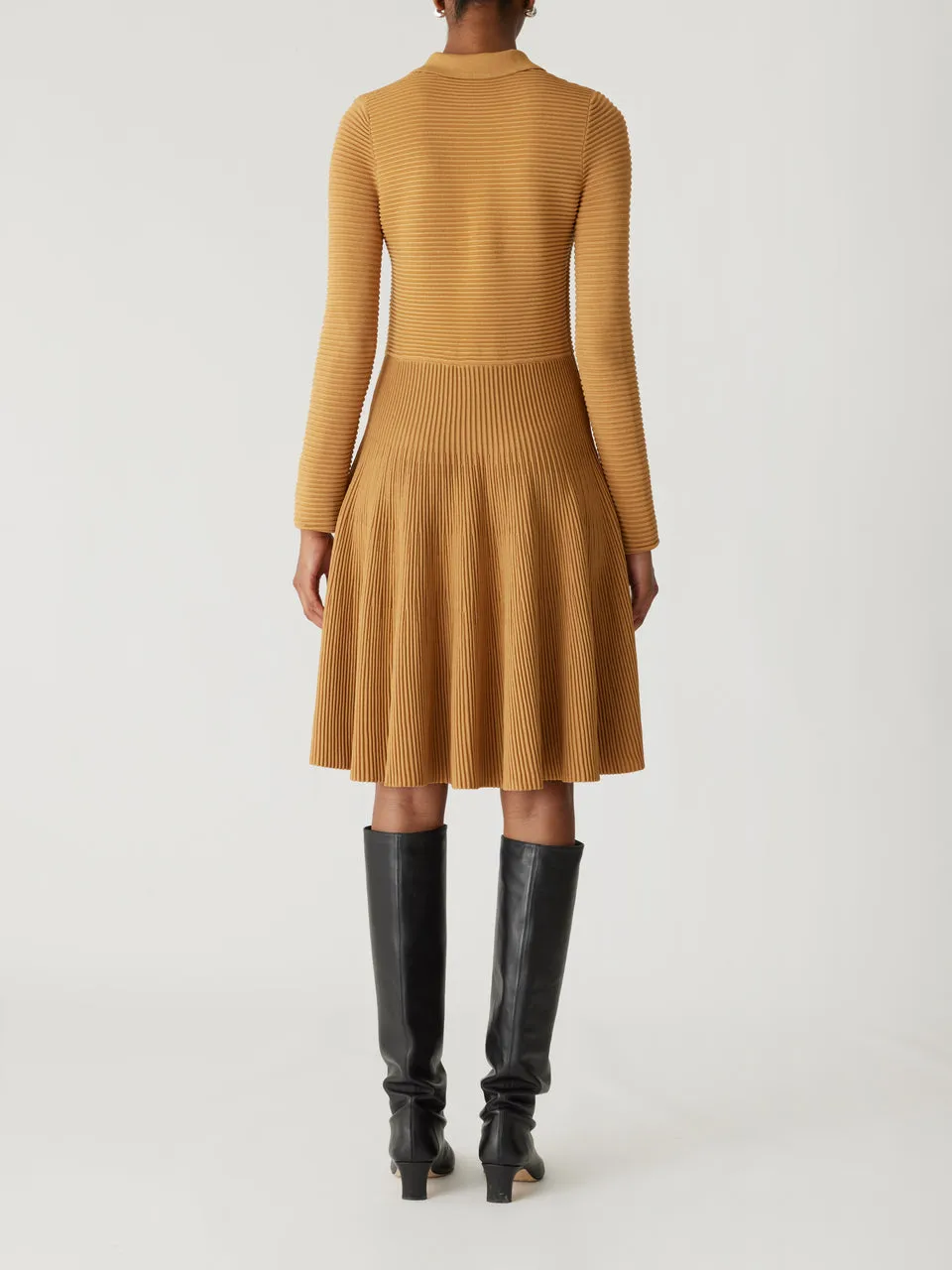 Ottoman Knit Ls Dress sold by Rebecca Taylor product image thumbnail 4