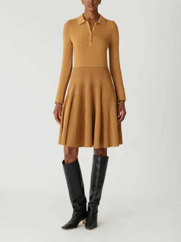 Ottoman Knit Ls Dress sold by Rebecca Taylor