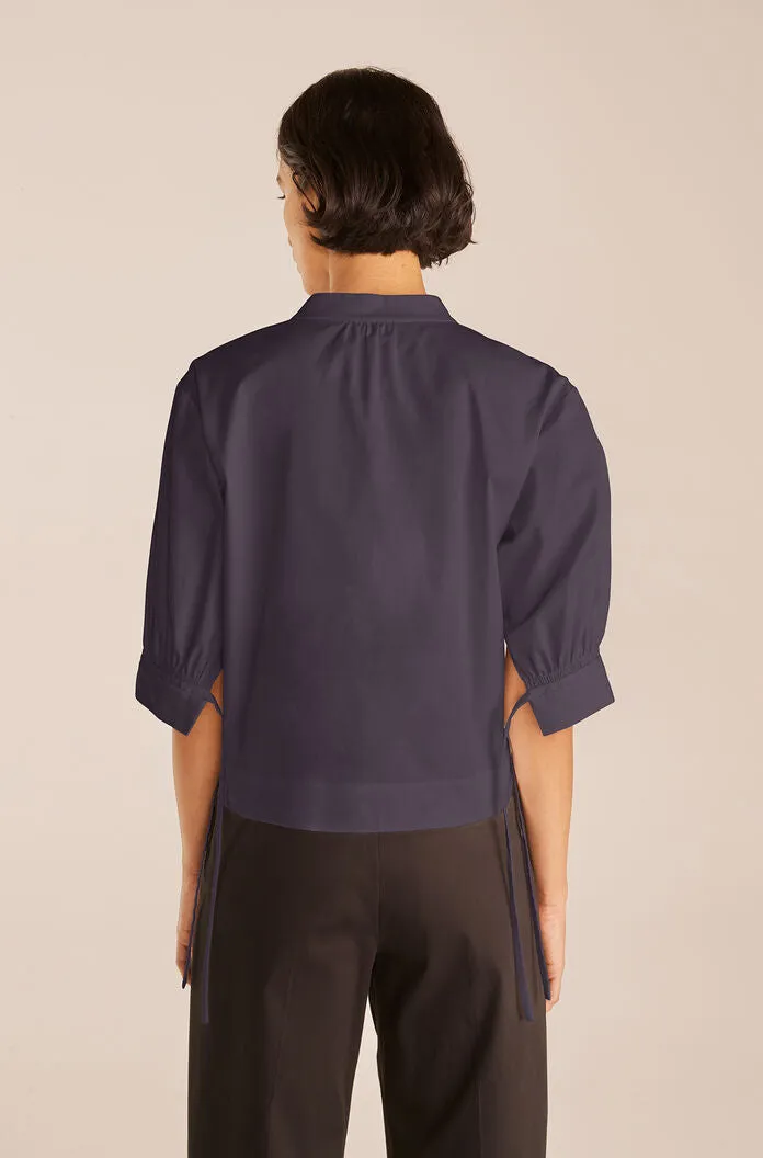Short Sleeve Popover Blouse sold by Rebecca Taylor product image thumbnail 3
