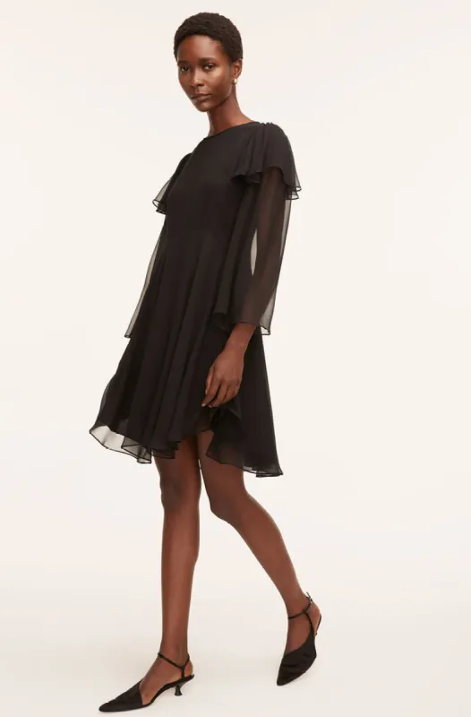 Ruffle Silk Chiffon Dress sold by Rebecca Taylor