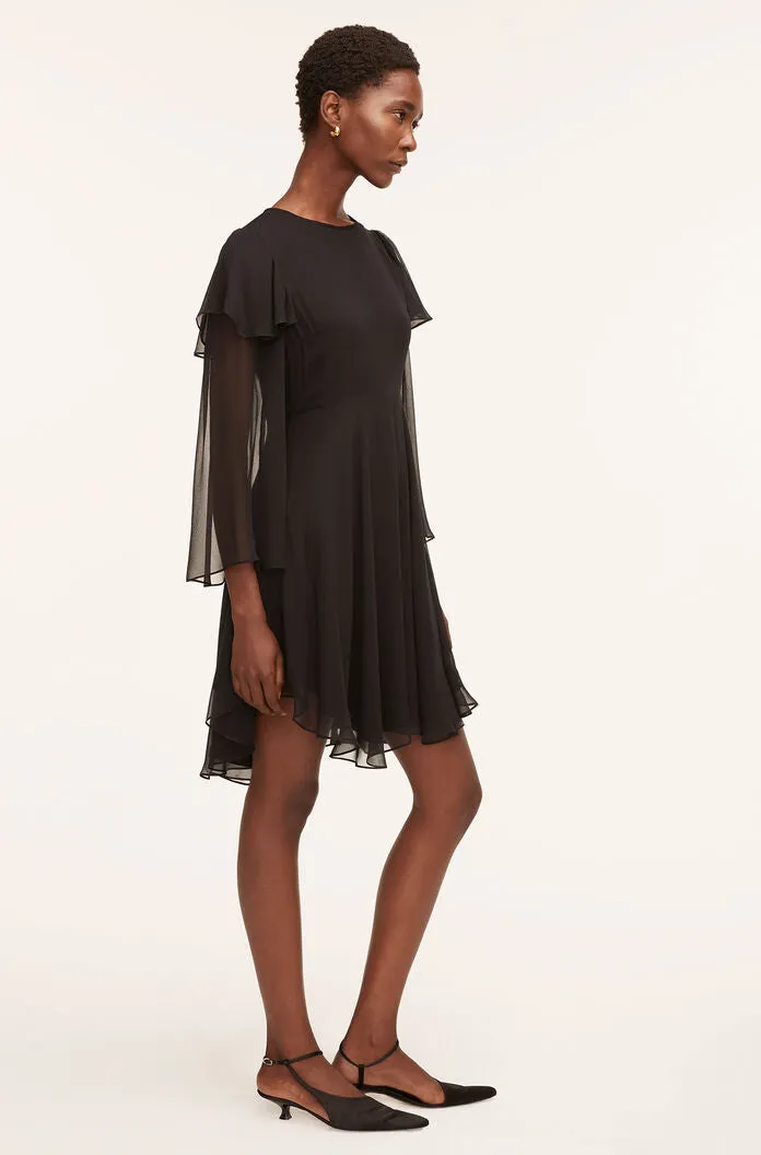 Ruffle Silk Chiffon Dress sold by Rebecca Taylor product image thumbnail 3