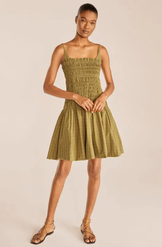 Mini Plaid Smocked Dress sold by Rebecca Taylor