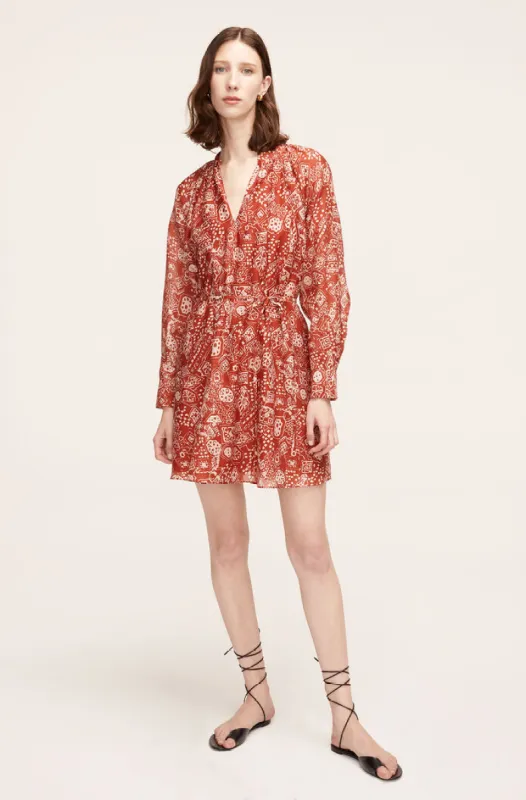 Labyrinth Long Sleeve Shirt Dress sold by Rebecca Taylor