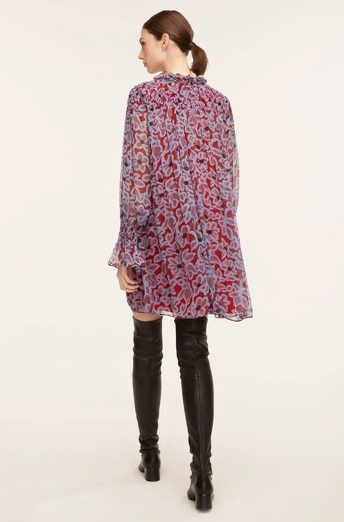 Vera Fleur Chiffon Smocked Dress sold by Rebecca Taylor product image thumbnail 2