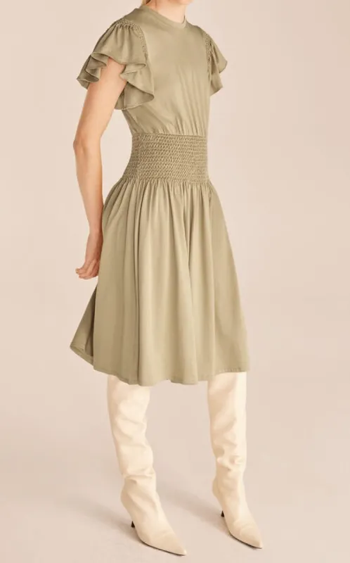 Flutter Sleeve Dress sold by Rebecca Taylor