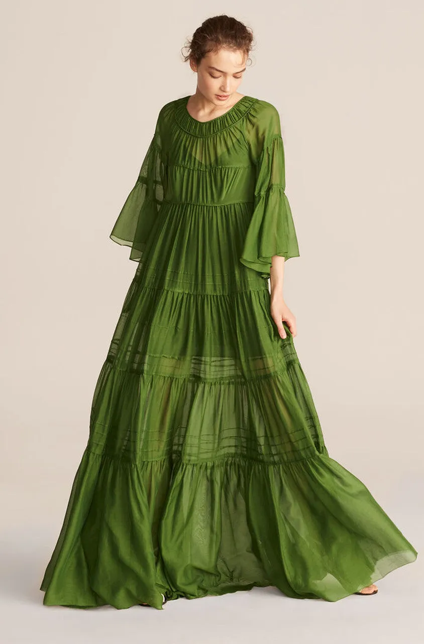 Ruched Tier Dress sold by Rebecca Taylor product image thumbnail 4