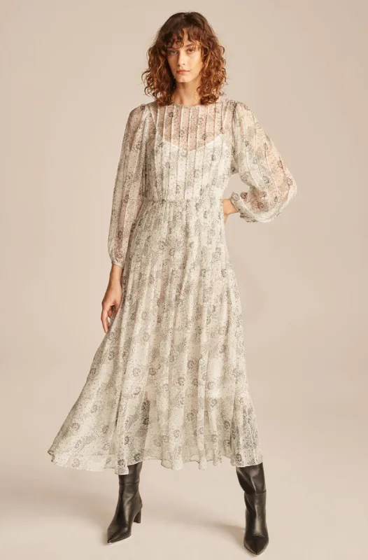 Long Sleeve Pintuck Dress sold by Rebecca Taylor