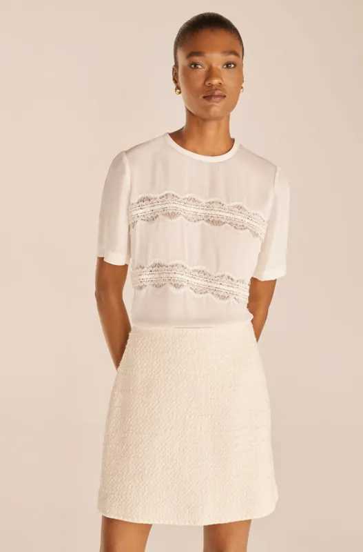 Lace T-Shirt sold by Rebecca Taylor