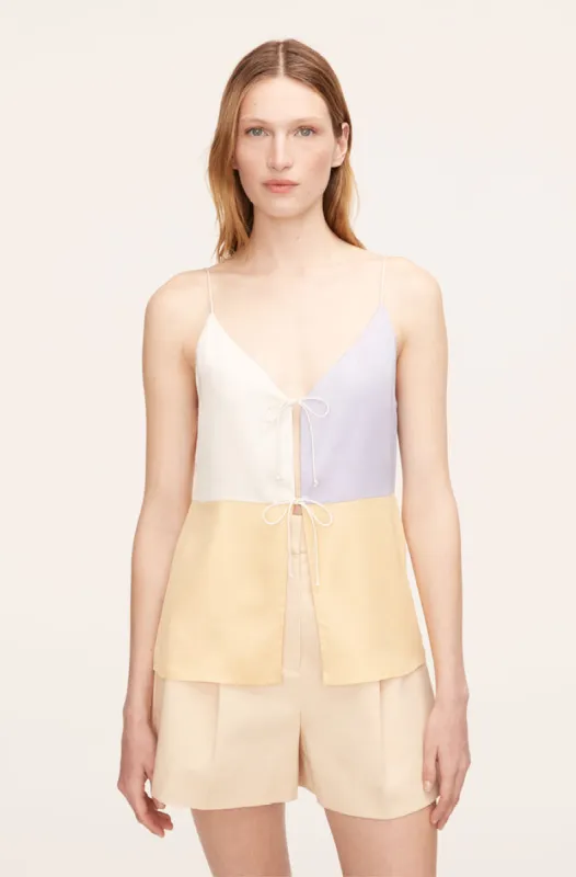 Color-Blocked Twill Camisole sold by Rebecca Taylor